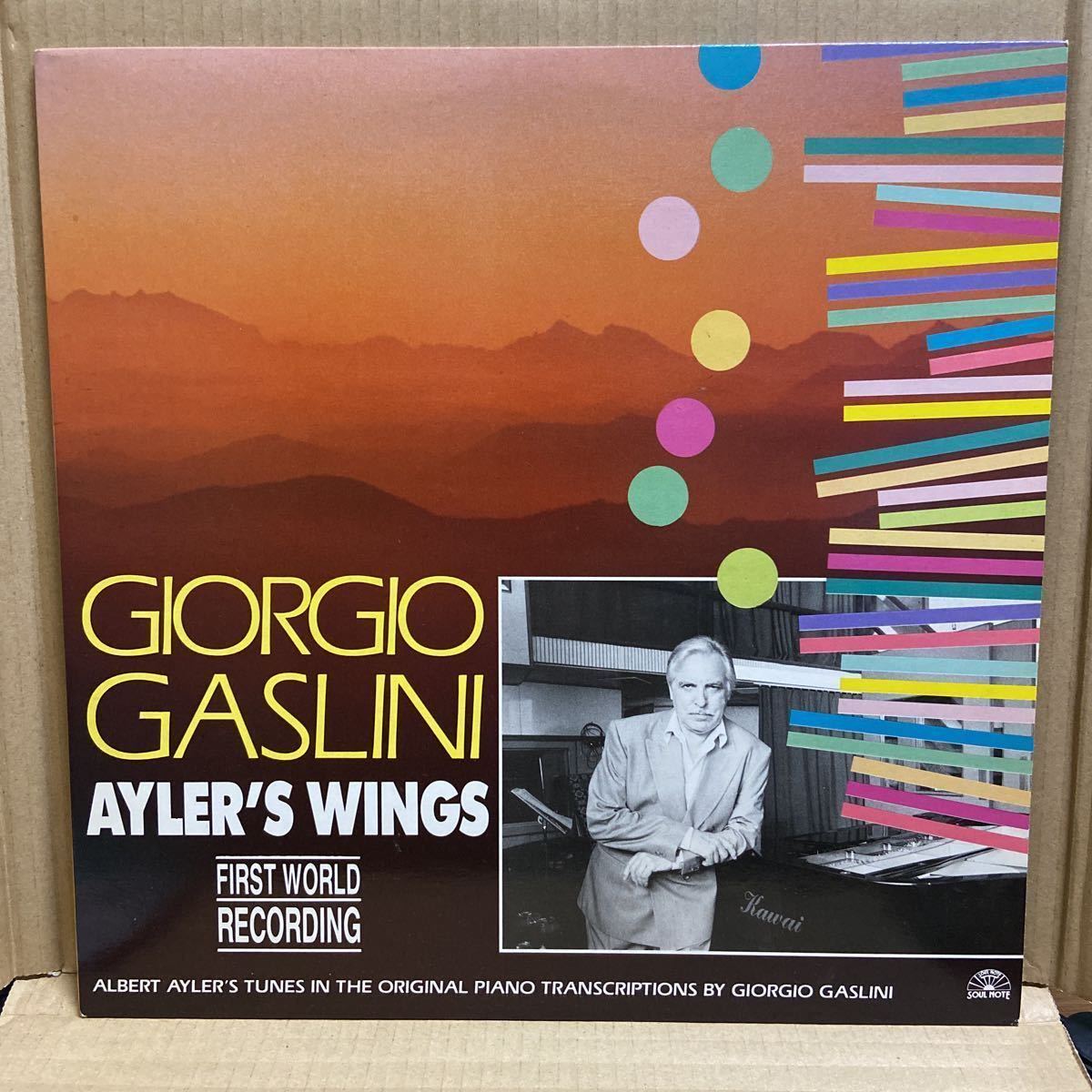 Org! 伊盤 レア! Giorgio Gaslini / Ayler’s Wings / SOUL NOTE 121 270-1 美品!_画像1