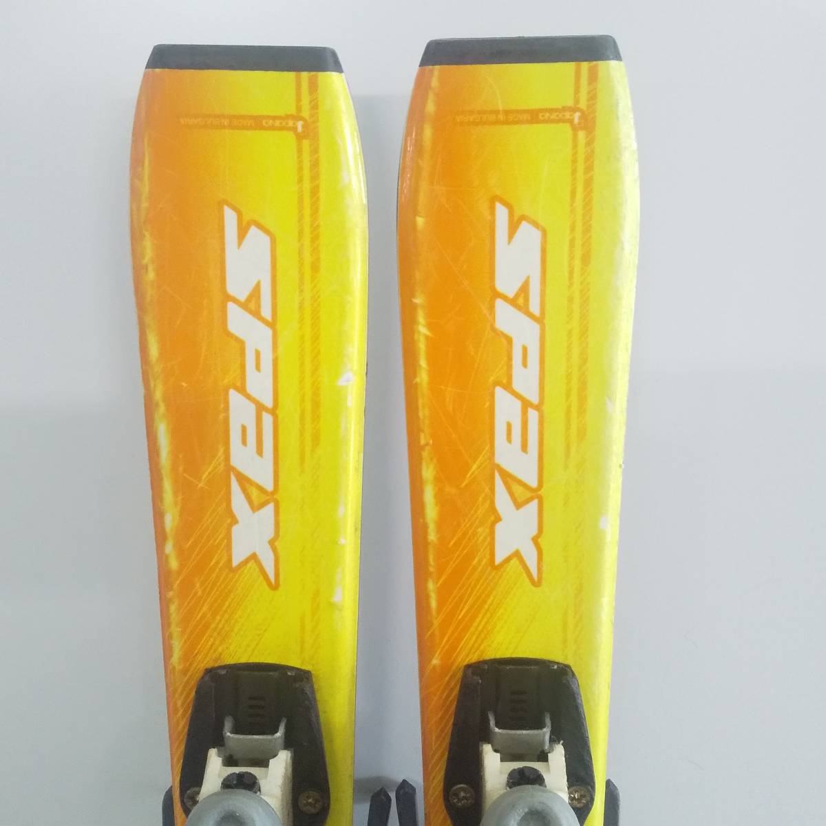 ◆KAZAMA SPAX 110cm カザマ ジュニア用スキー ビンディング付き スキー板 現状品◆K1025_画像7