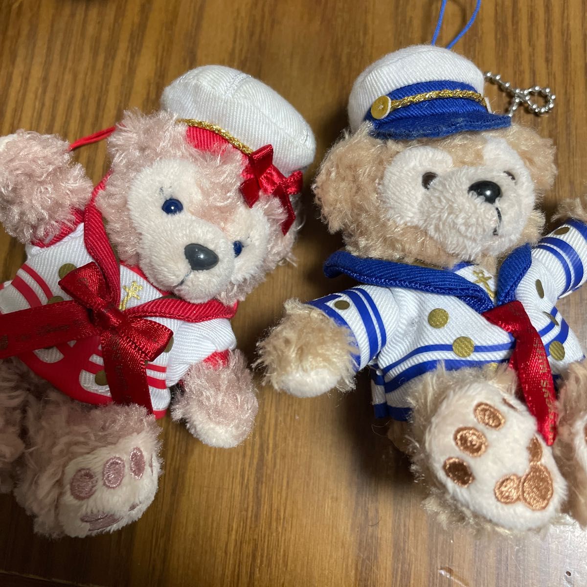ディズニーシー ダッフィーシェリーメイ ぬいぐるみバッジ ストラップ シェリーメイ ダッフィー ぬいぐるみ ストラップ ディズニー