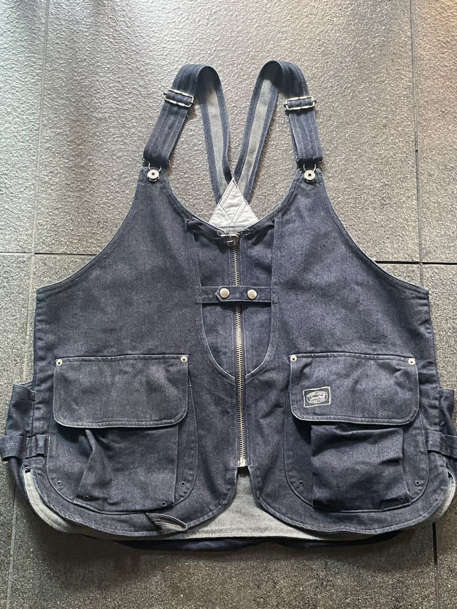 snow peak スノーピーク タキビ ベスト Lサイズ INDIGO 焚き火