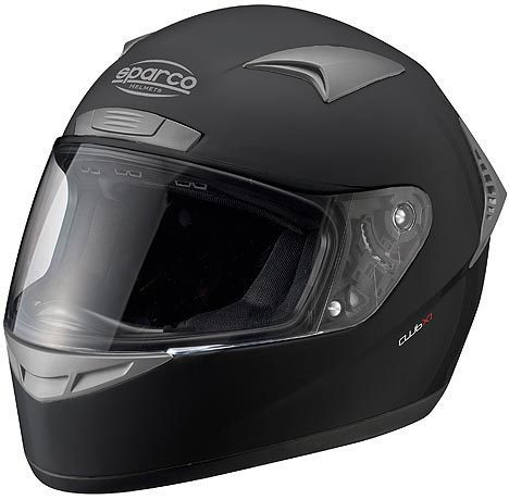 SPARCO（スパルコ）ヘルメット ECE05規格 CLUB X1 ブラック Mサイズ（58cm）エントリーモデル サーキット走行に最適の画像1