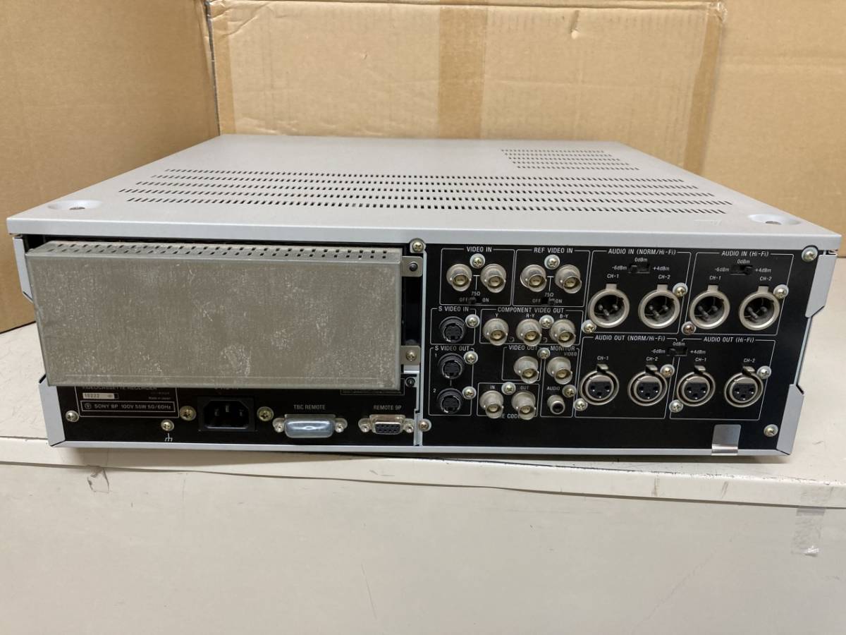 □SONY□業務向S-VHSビデオカセットレコーダー□SVO-5800□□ ☆即決