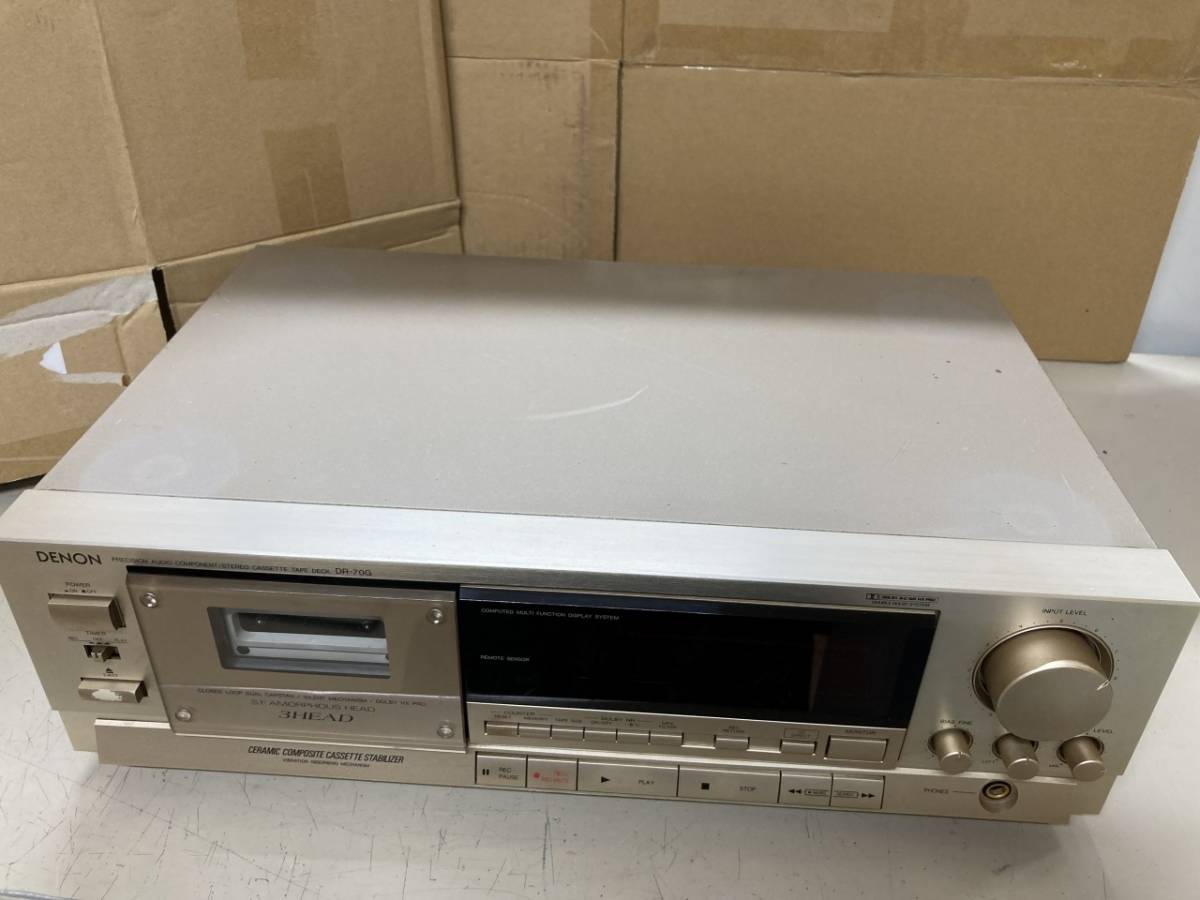 大人気 □DENON□4tr2ch/ステレオカセットレコーダー□DR-70G□中古