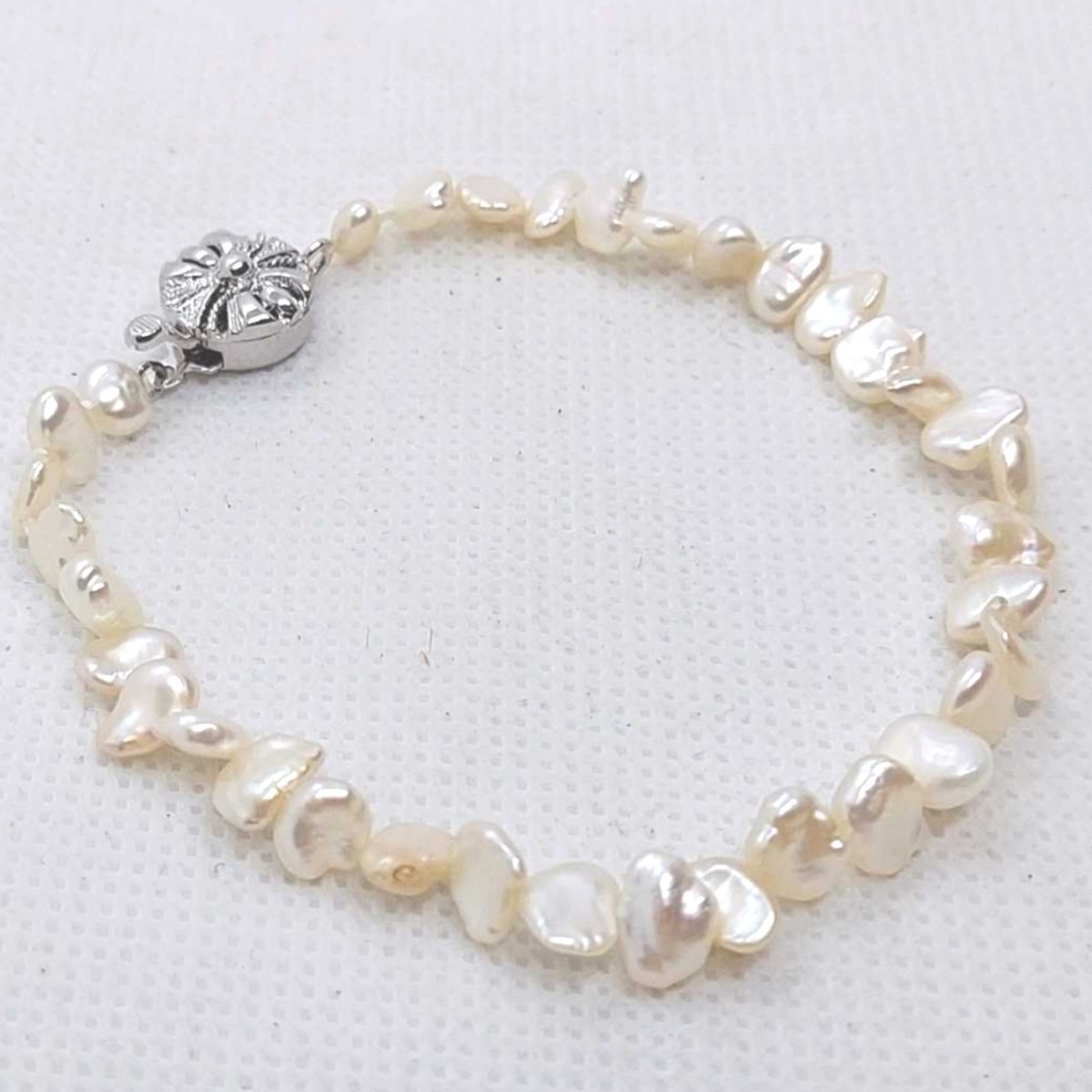  fresh water pearl bracele silver 