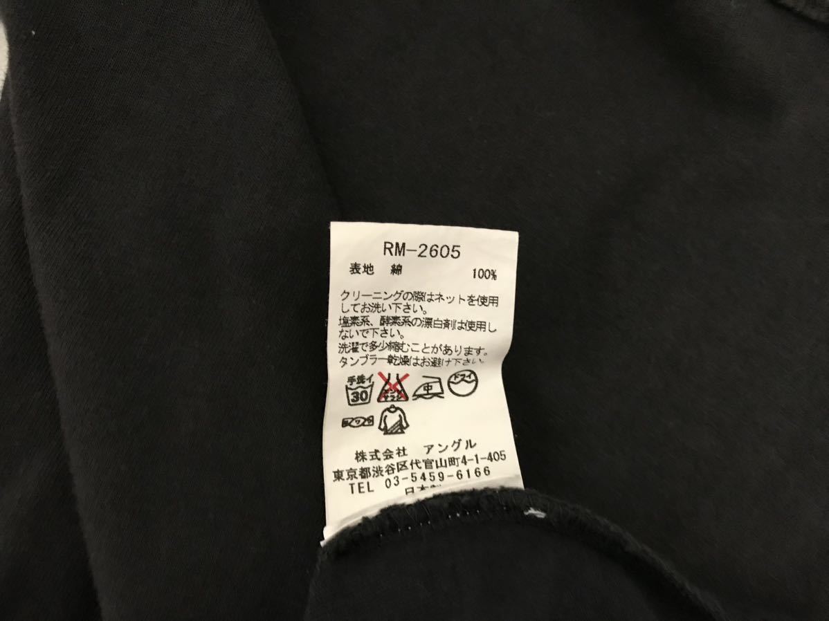 本物リップヴァンウィンクルripvanwinkleコットン7分袖半袖Tシャツメンズアメカジサーフミリタリービジネススーツグレー3日本製L