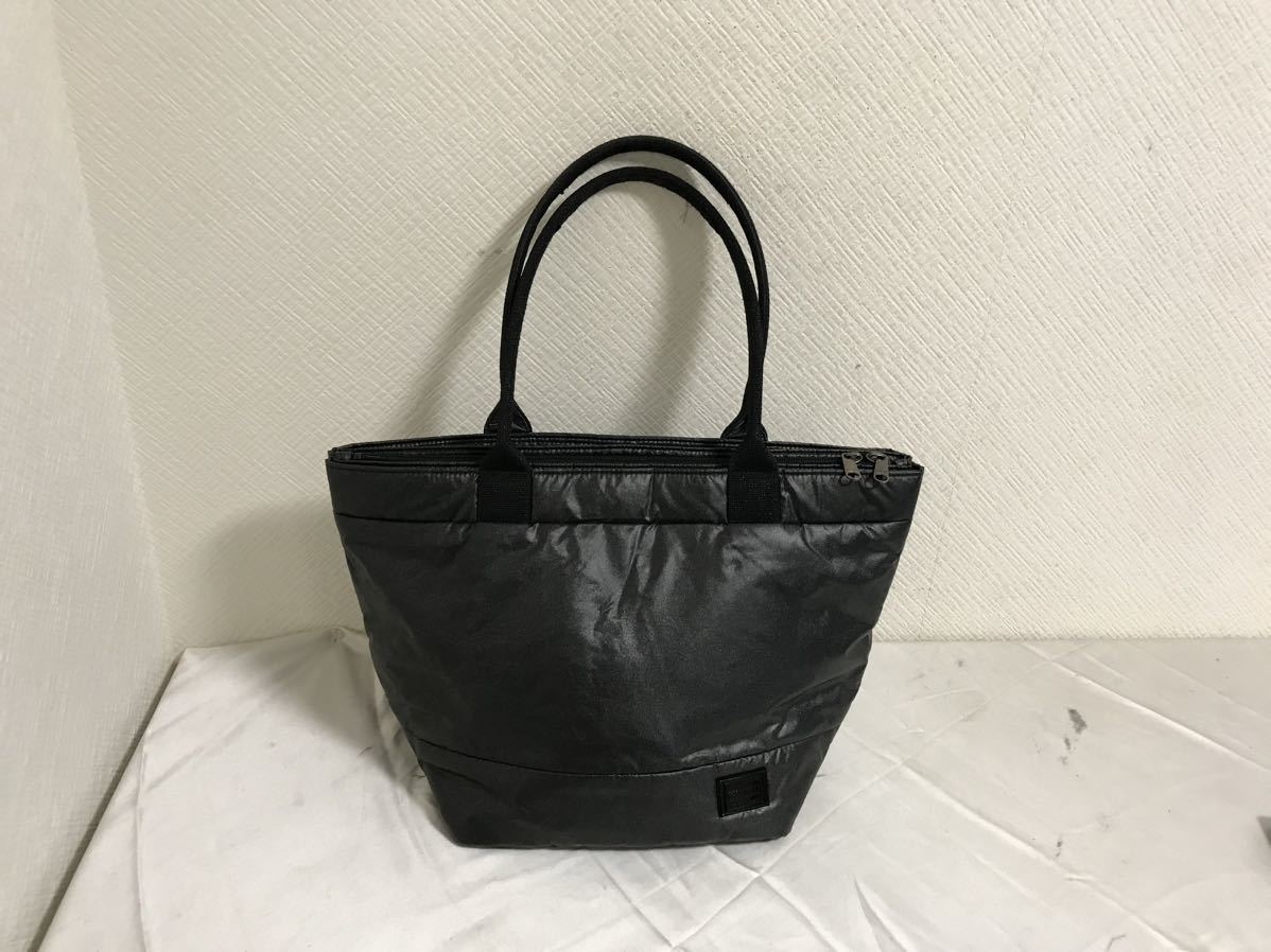  genuine article Porter girl PORTER lame nylon handbag business tote bag Boston back lady's men's travel travel black black made in Japan Yoshida bag 