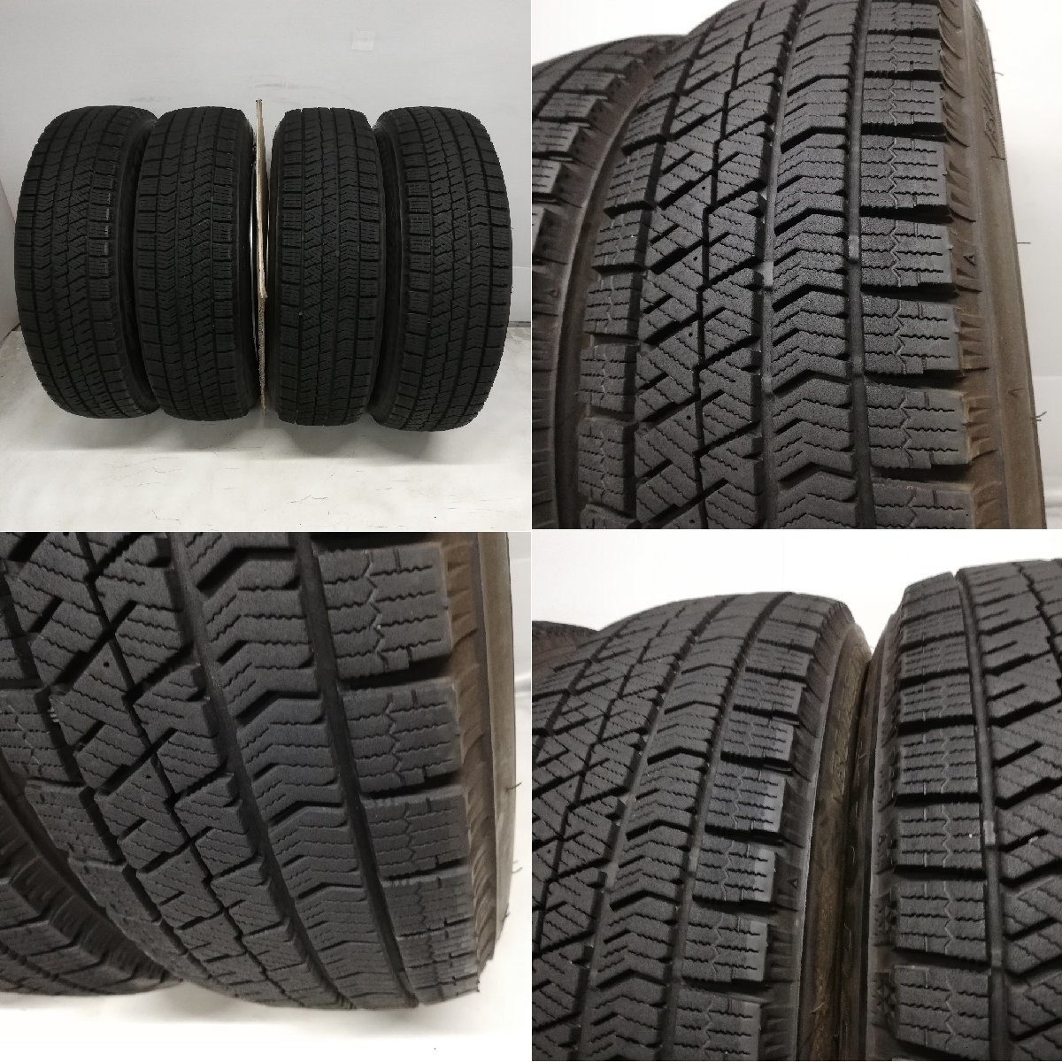 ◆本州・四国は送料無料◆ ＜スタッドレス ＆ ホイール 4本＞ 165/70R14 ブリヂストン 14X5.5J 日産 マーチ 4H -100 マーチ キューブ_画像8