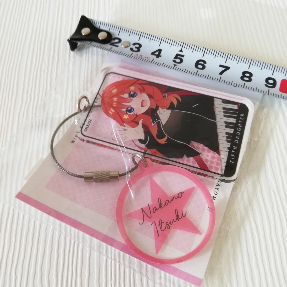 五等分の花嫁 五月 ワイヤーキーホルダー SCHOOL ROCK ver. 未開封品 グッズ _画像6