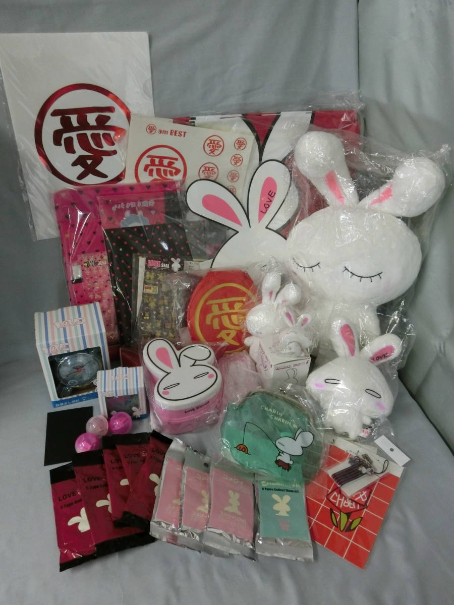 ①大塚愛 LOVE うさぎ グッズ まとめ売り 未使用 豪華 特大 盛々 ①大塚愛 LOVE うさぎ グッズ まとめ売り 未使用 豪華 特大 盛々