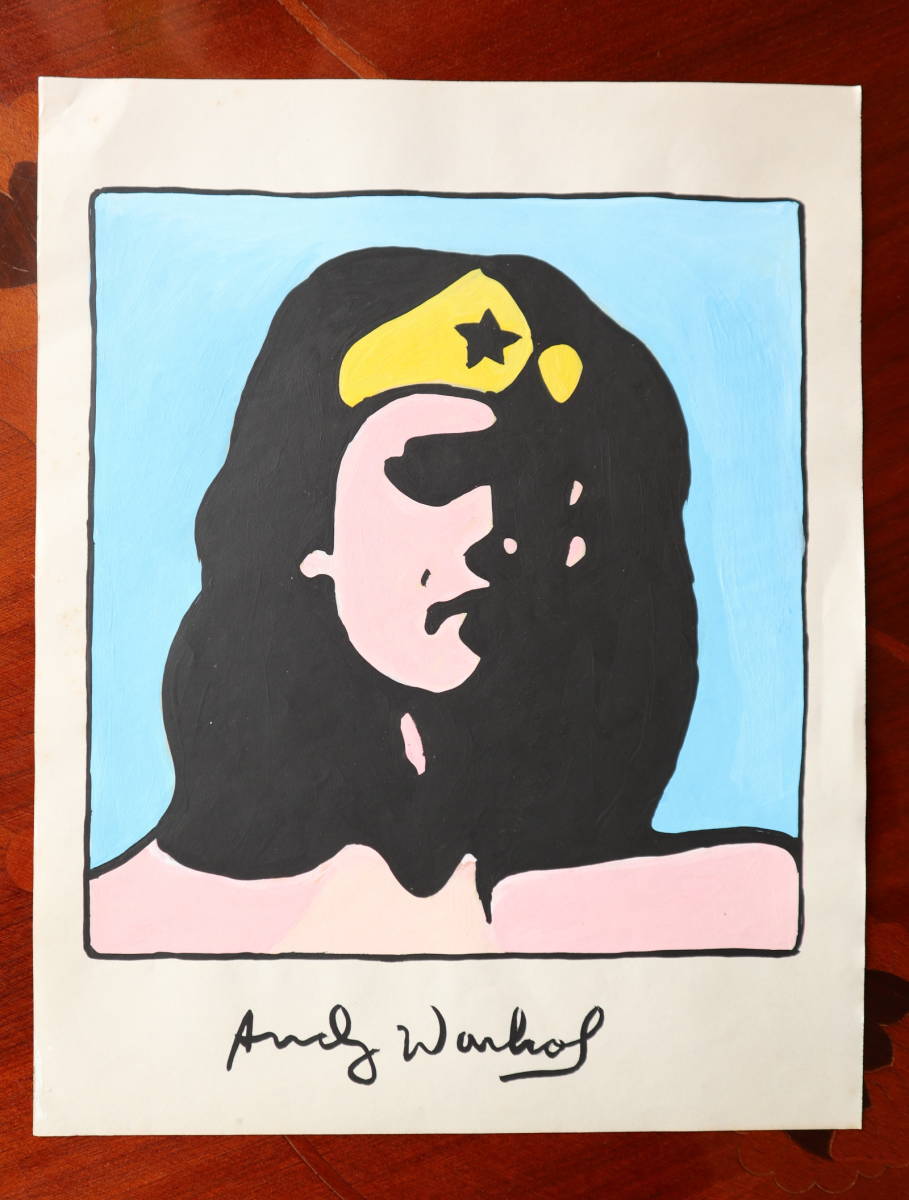 アンディ・ウォーホルAndy Warhol☆模写☆最終値下げ☆在庫整理で格安