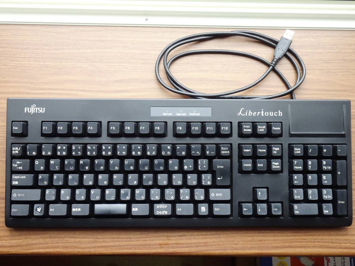 富士通 Libertouch FKB8540-052/B USB キーボード 日本語 リベルタッチ