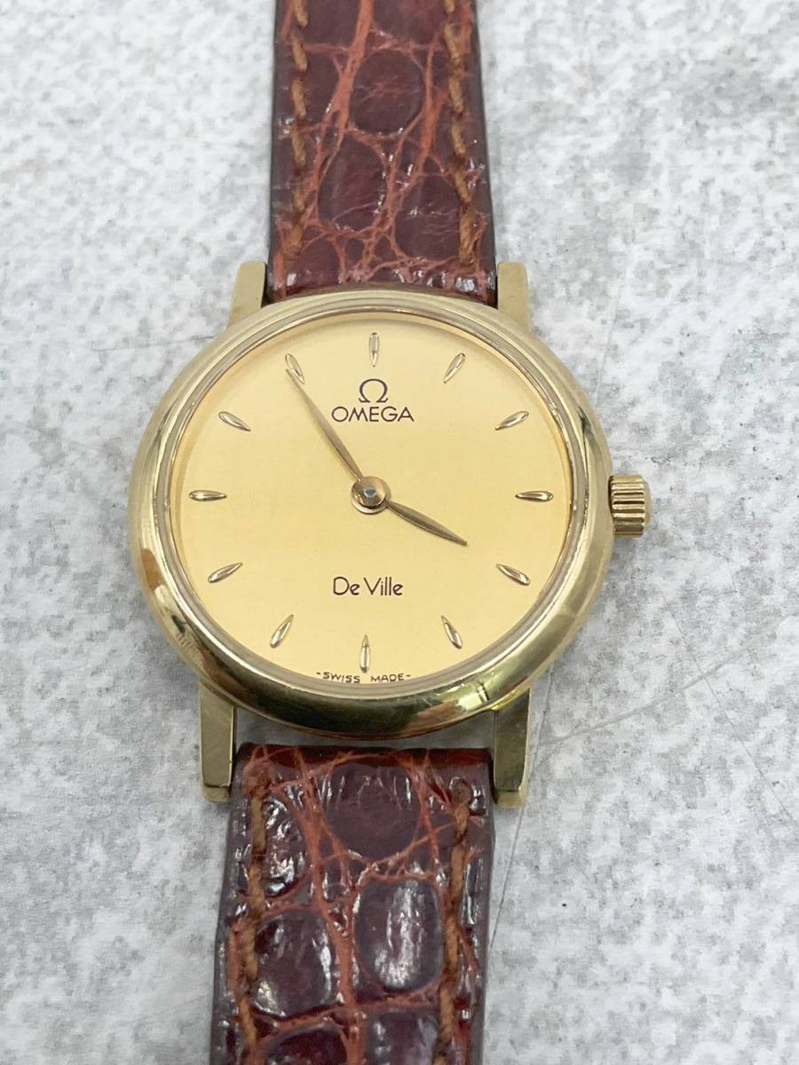 ◇腕時計◇OMEGA オメガ De Ville デビル 18K750刻印 金無垢