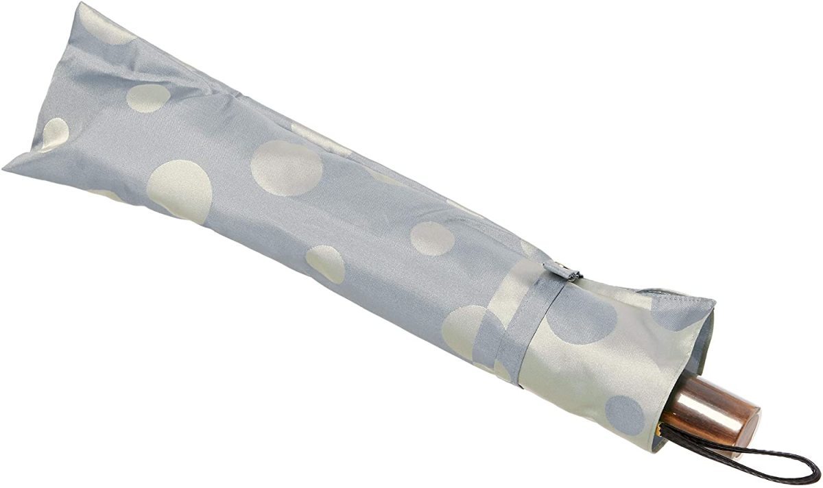 折りたたみ傘 雨傘 レディース 日本製 軽量 おしゃれ かわいい オーロラ Fu-hen フヘン 12077 サックス 女性 グラスファイバー_画像3