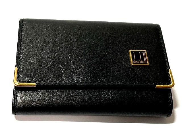 美品　dunhill　ダンヒル　6連キーケース　黒　コインケース_画像1