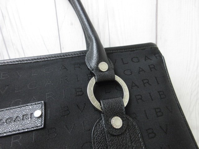 極美品 新品同様 BVLGARI ブルガリ ロゴマニア トートバッグ