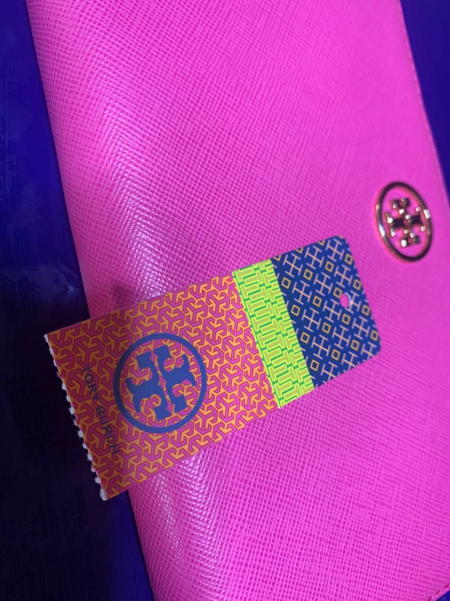 トリーバーチ ピンク 長財布査定済 トリーバーチ ラウンドファスナー長財布 長財布 TORY BURCH