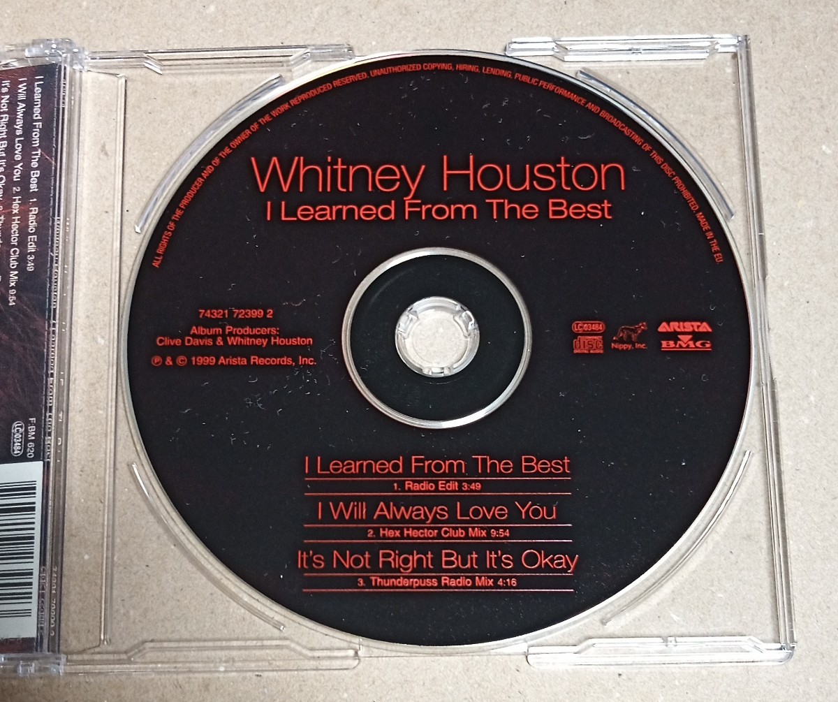 Whitney Houston /I Learned From The Best　ホイットニー・ヒューストン_画像3