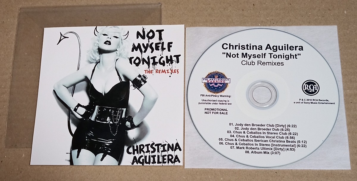 Christina Aguilera / Not Myself Tonight (Club Remixes) Christie na*agirelaJody Den Broeder
