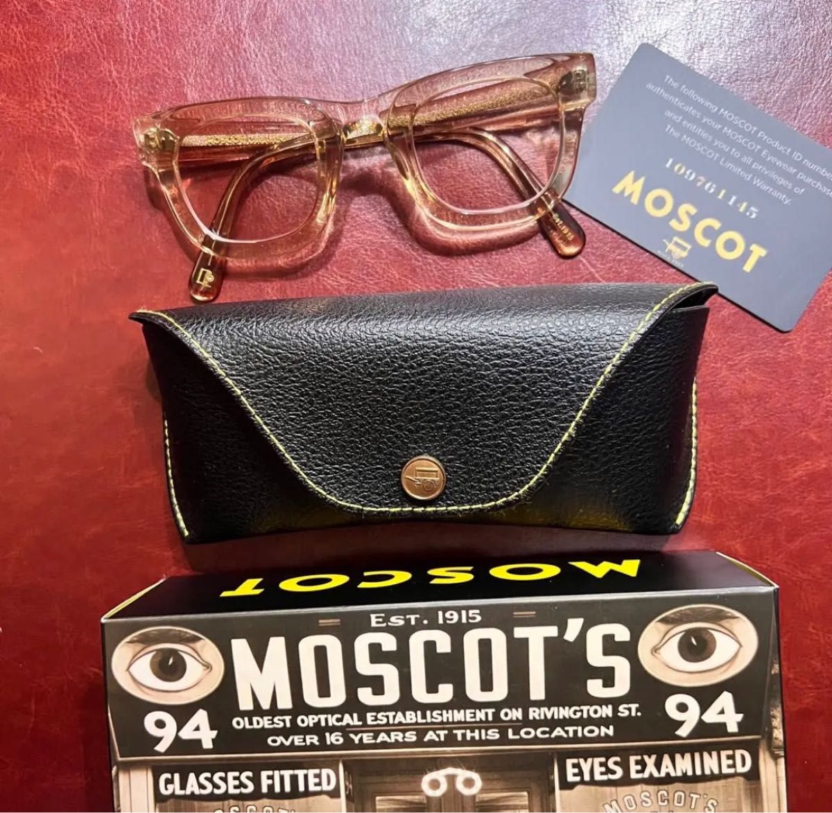 MOSCOT FRITZ Cinnamon/Flesh 44size☆新品