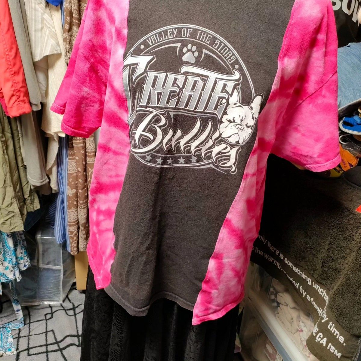 ☆ドッキングリメイクTシャツ、古着リメイク