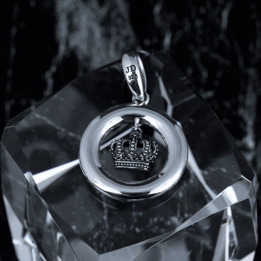  ultimate beautiful goods! Justin Davis SPJ875 CAPTIVE SOUL pendant onyx Crown 