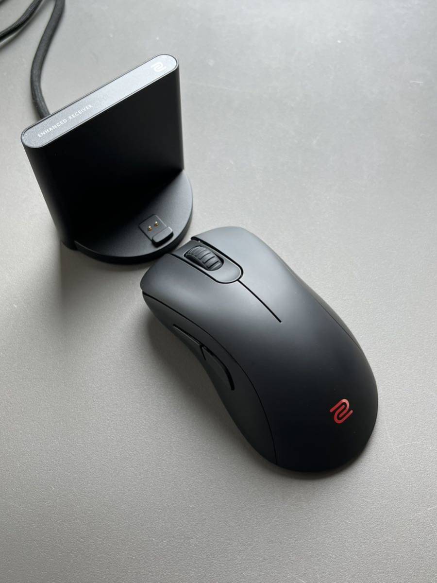 1ヶ月間使用 中古美品 ZOWIE EC3-CW ワイヤレスゲーミングマウス ゾーイ Wireless Gaming Mouse ブラック Black