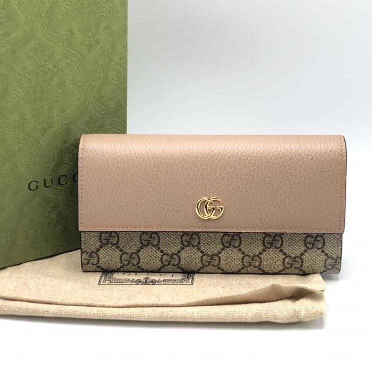 2022特集 456116 コンチネンタルウォレット 【中古】GUCCI 17WAG