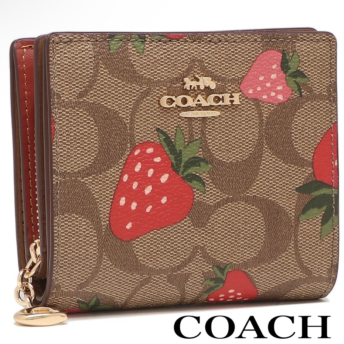 超お買い得！】 COACH コーチ 二つ折り財布 ブランド正規品 新品