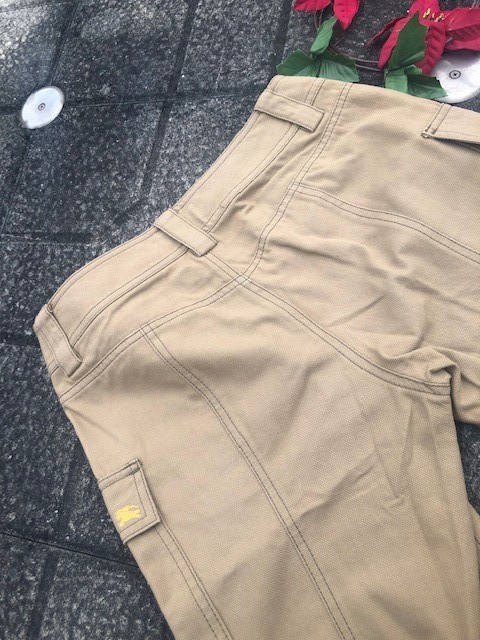 ##[ прекрасный товар ]##BURBERRY PRORSUM Burberry женский брюки укороченные брюки размер 38 бежевый цвет ##