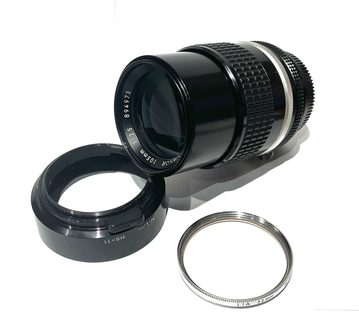 Nikon NIKKOR 105mm 1:2.5 ニコン レンズ マニュアルフォーカス N259-8