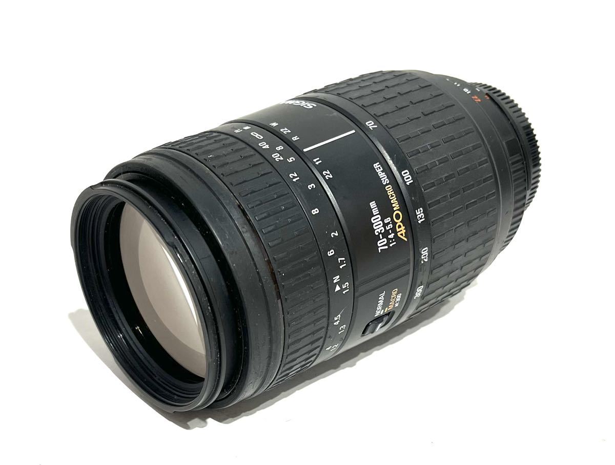 ▽USED 長期保存品▽ SIGMA望遠レンズ 70-300㎜ 1:4-5.6D APO MACRO SUPER-