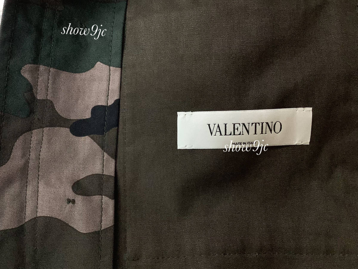 VALENTINO 】ヴァレンティノ ☆ カモフラ・メンズコート ☆1回着用