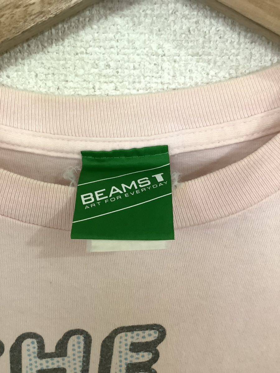 BEAMS ビームス　キャラクター　半袖Tシャツ セレクト　ピンク　ユニセックス　M 古着　アメカジ_画像3