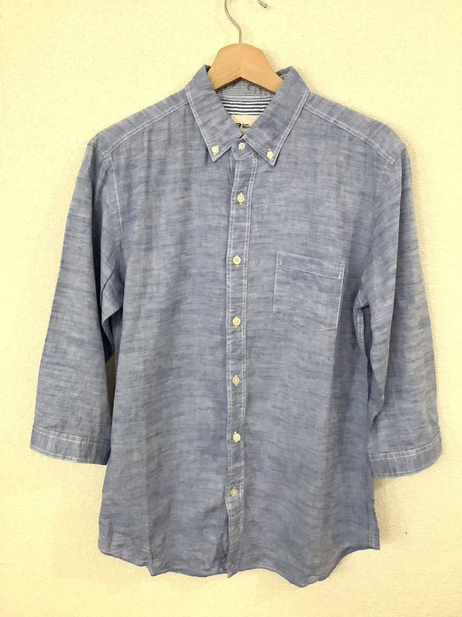 THE SHOP TK MIXPICEkikchitakeo 9 part height shirt button down shirt linen. men's select old clothes 