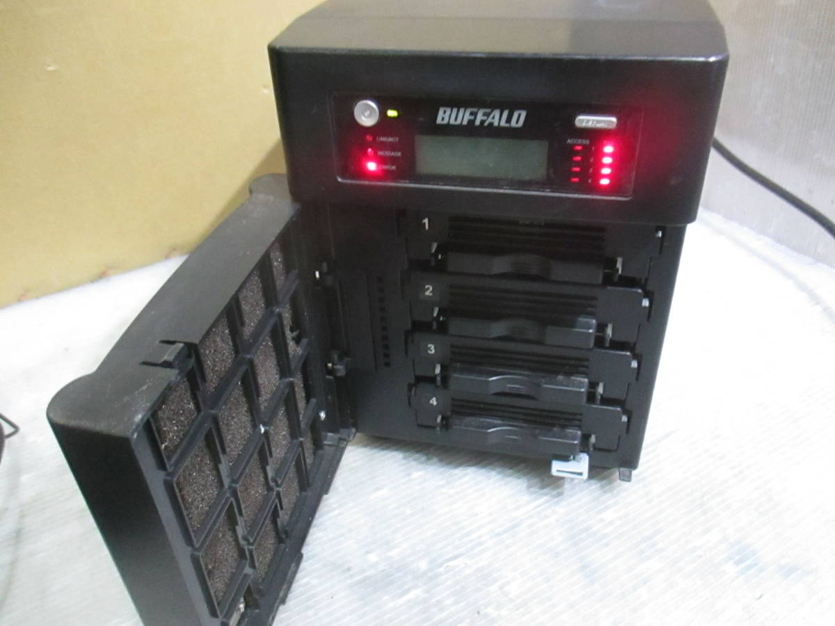 [G2-3/B5607‐1]★BUFFALO TeraStation TS-H2.0TGL/R5　HDD500GB×4台★_画像3