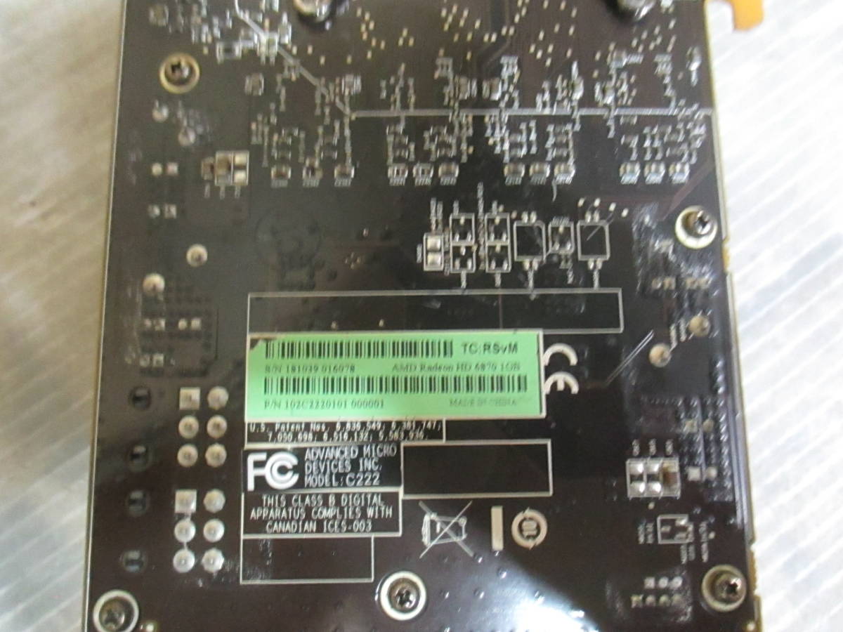 [H1-3/A5629-1]★AMD Radeon HD 6870 1GB ビデオカード[PCIExp 1GB ]★_画像4