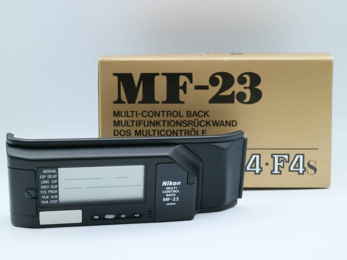 C3057 ほぼ新品 Nikon MF-23 F4 F4s MALTI CONTROL BACK 箱付き ニコン