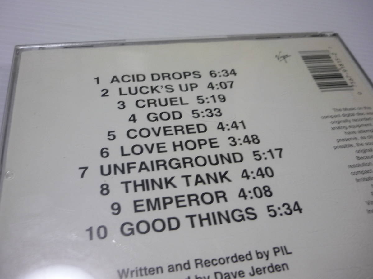 [管00]【送料無料】CD PIL THAT WHAT IS NOT / ザット・ホワット・イズ・ノット / ACID DROPS LUCK'S UP GOD 洋楽