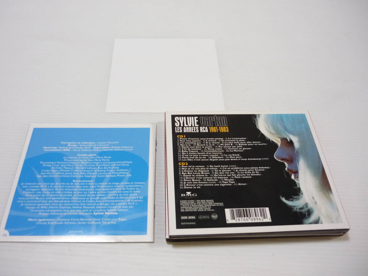 [管00]【送料無料】CD 2枚組 SYLVIE VARTAN/LES ANNEES RCA 洋楽 シルヴィ・バルタン ベスト