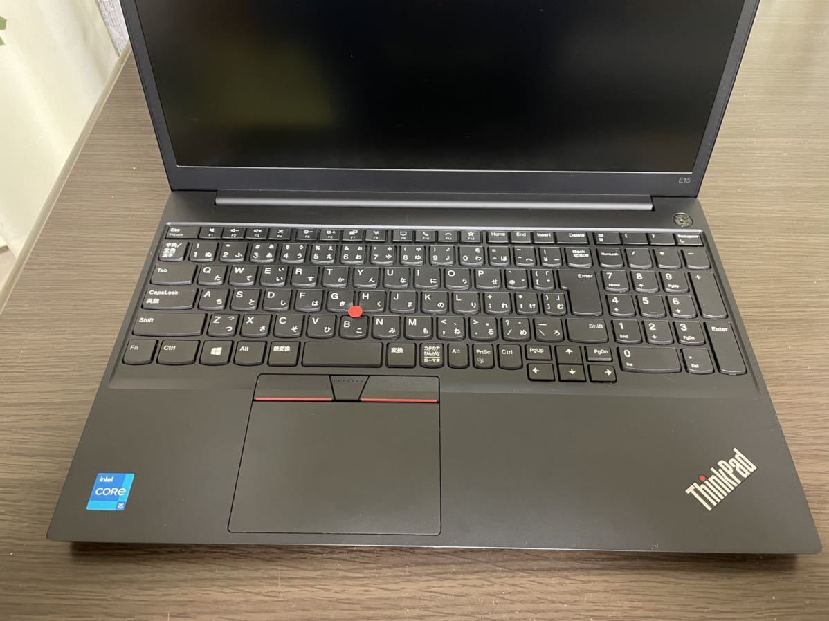 1円〜第11世代Intel Core i5 1135G7 Lenovo thinkpad E15(gen2) ノート