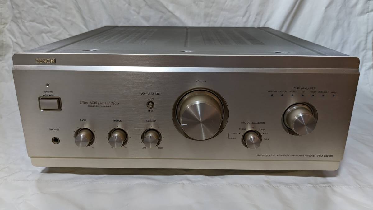 出音可能/少々難あり】DENON PMA-2000III プリメインアンプ (取 出音可能/少々難あり】DENON PMA-2000III プリメインアンプ (取