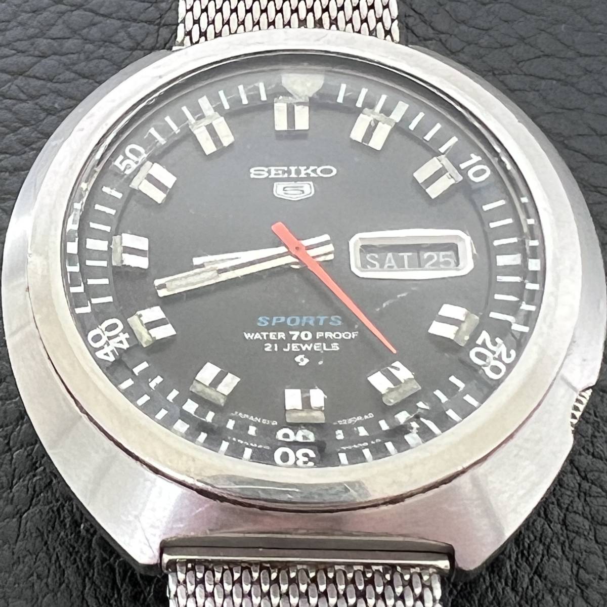 60s〜70s SEIKO5 SPORTS セイコースポーツ AUTOMATIC 自動巻 メンズ