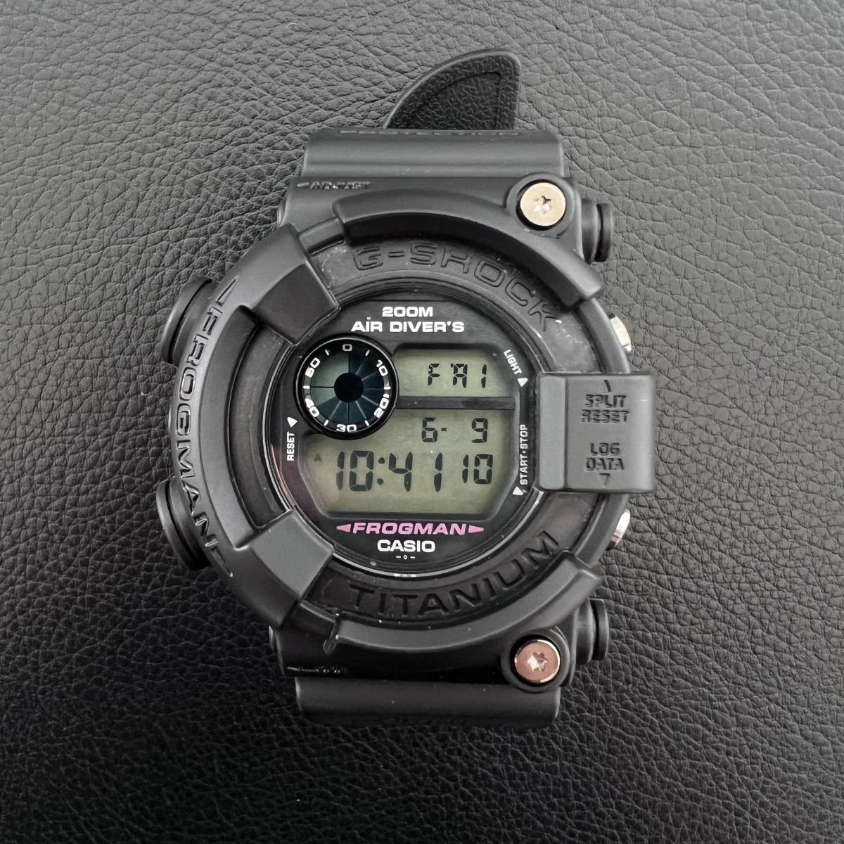 激レア CASIO G-SHOCK フロッグマン 初代メンインブラック-