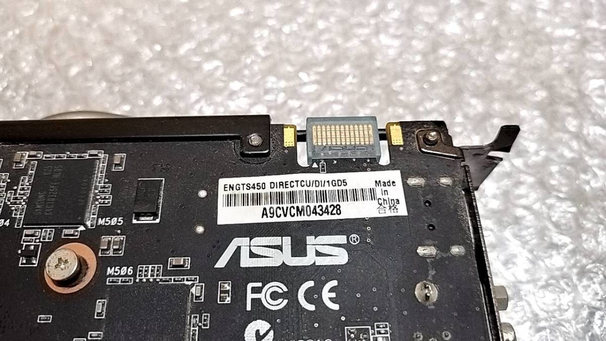 F431 ASUS GTS450 1GB ENGTS450 DVI HDMI PCI-Express グラフィックボード_画像3