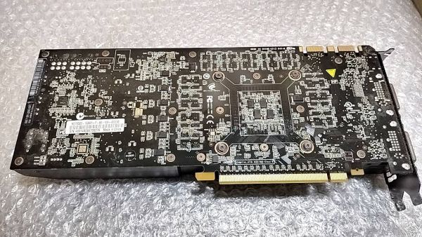F278 NVIDIA GTX580 1.5GB 1536MB DVI HDMI PCI-Express グラフィックボード_画像2