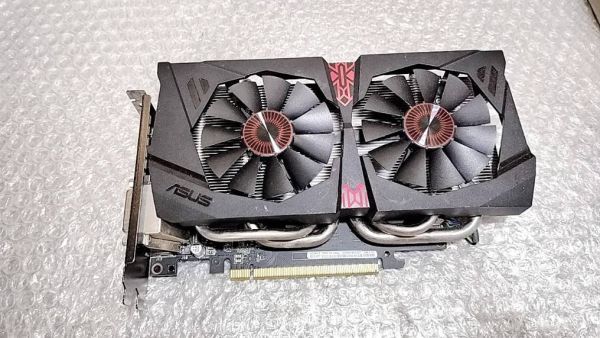 F324 ASUS GTX960 2GB STRIX DVI HDMI PCI-Express グラフィックボード_画像1