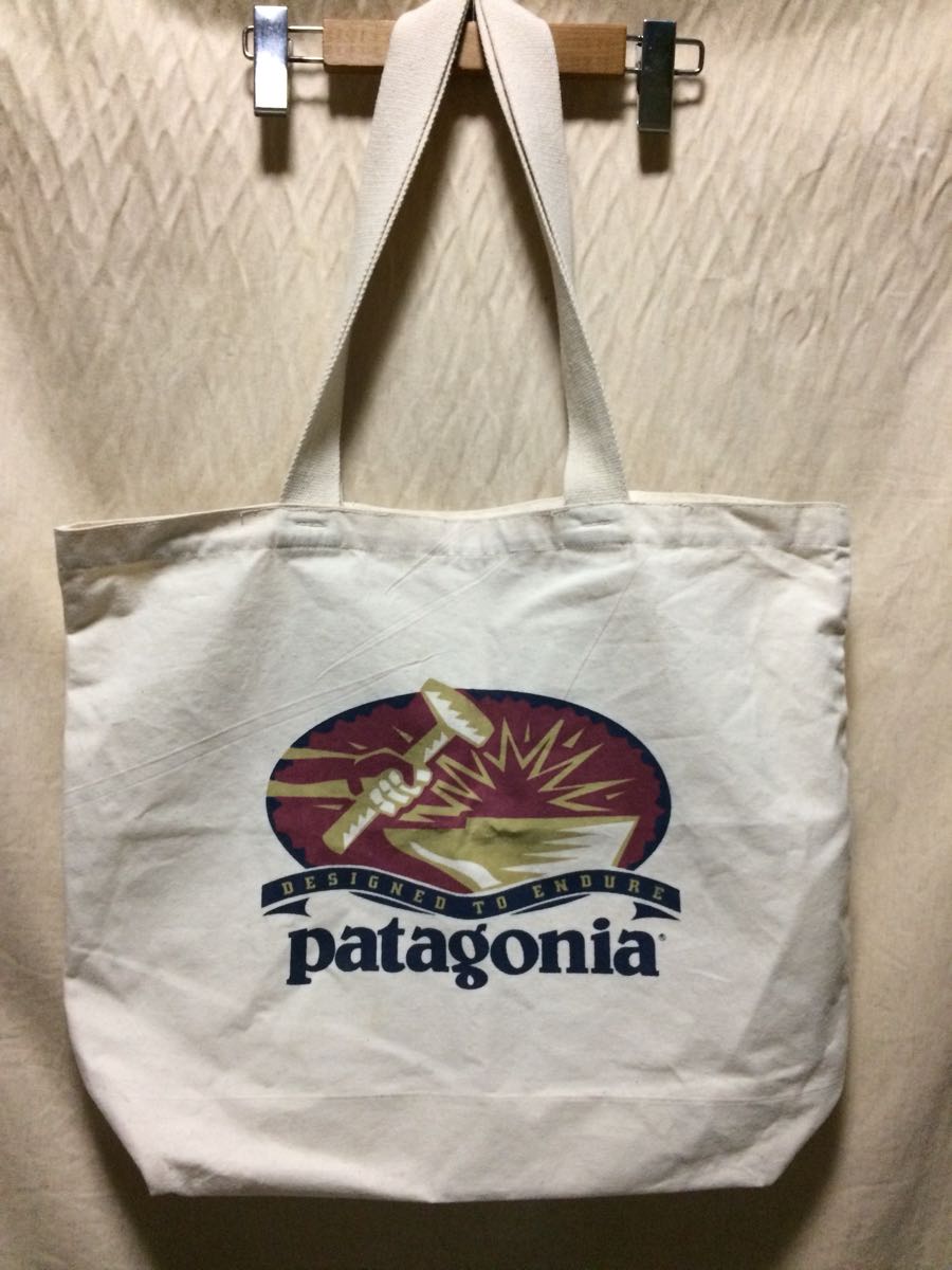 美品 Patagonia キャンバストートバック オールドパタゴニア アメリカ