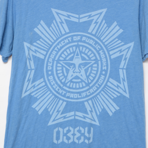 GS6199 オベイ OBEY Tシャツ S 肩41 メール xq_画像3