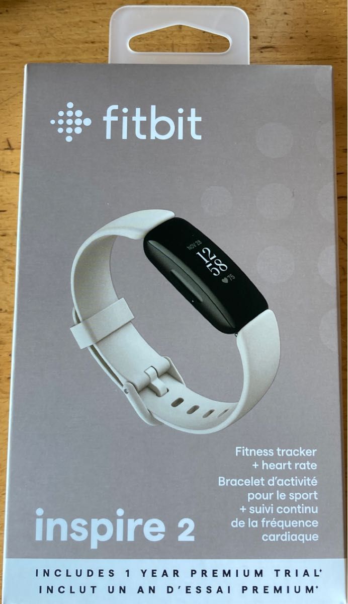 【未開封新品】 Fitbit Inspire 2 ルナホワイト