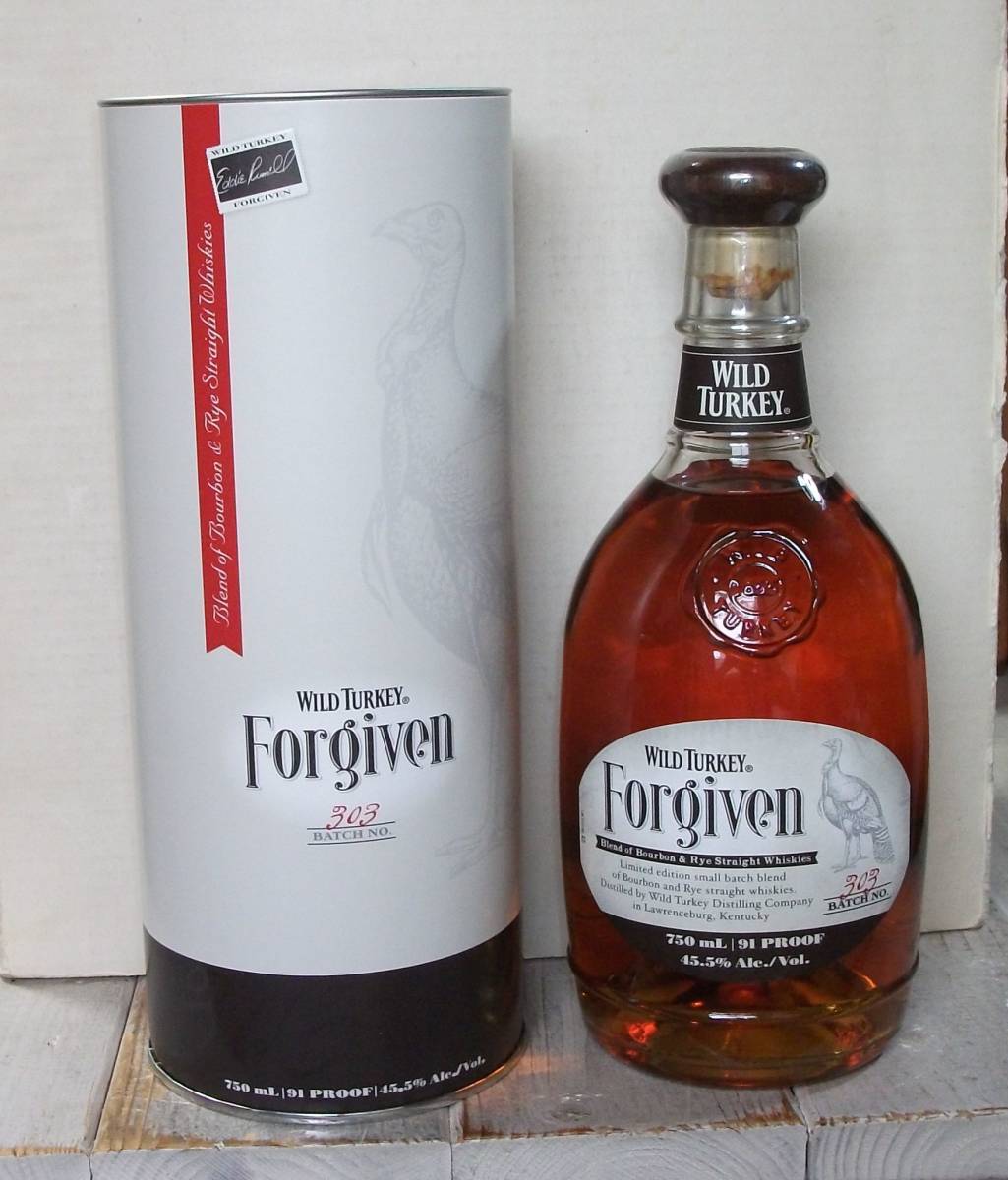 全国送料無料 【終売品】 ワイルドターキー フォーギブン 750ml 45.5% 箱付き 正規品 WILD TURKEY Forgiven
